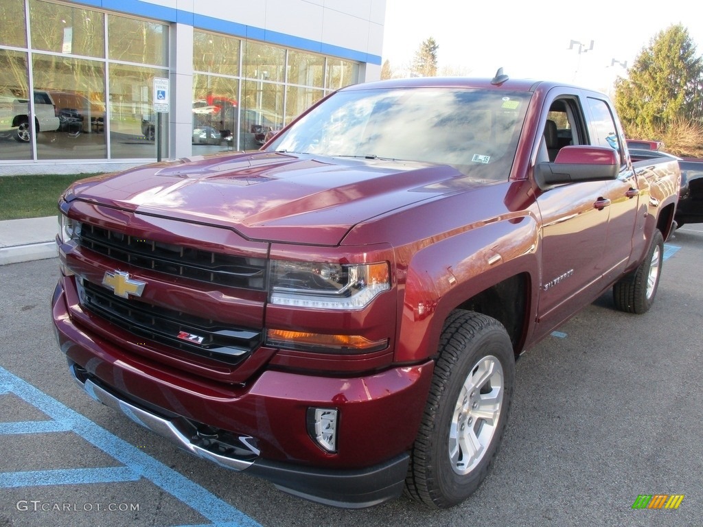 2017 Silverado 1500 LT Double Cab 4x4 - Siren Red Tintcoat / Jet Black photo #10