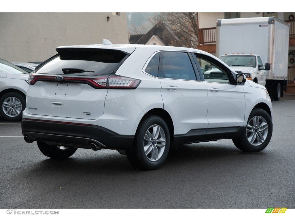 2017 Edge SEL AWD - Oxford White / Ebony photo #3