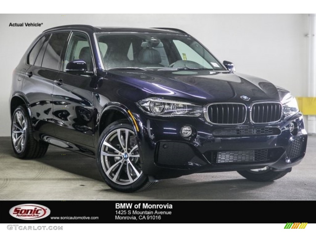 2017 X5 sDrive35i - Carbon Black Metallic / Black photo #1