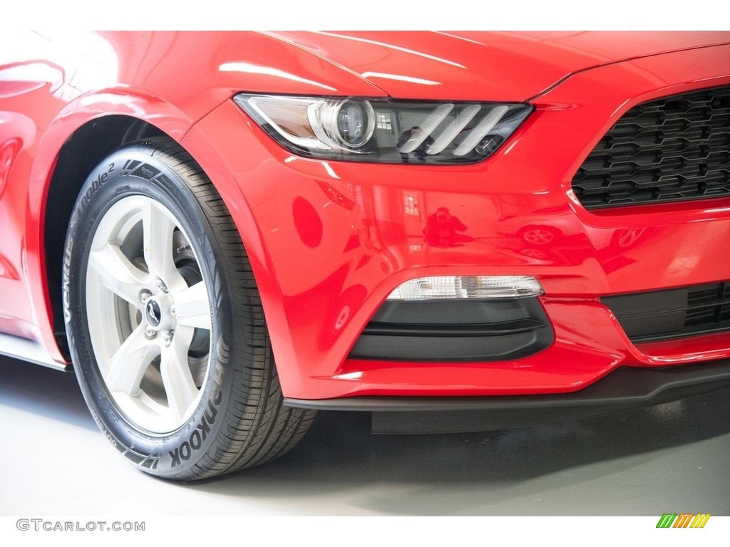 2017 Mustang V6 Convertible - Race Red / Ebony photo #2