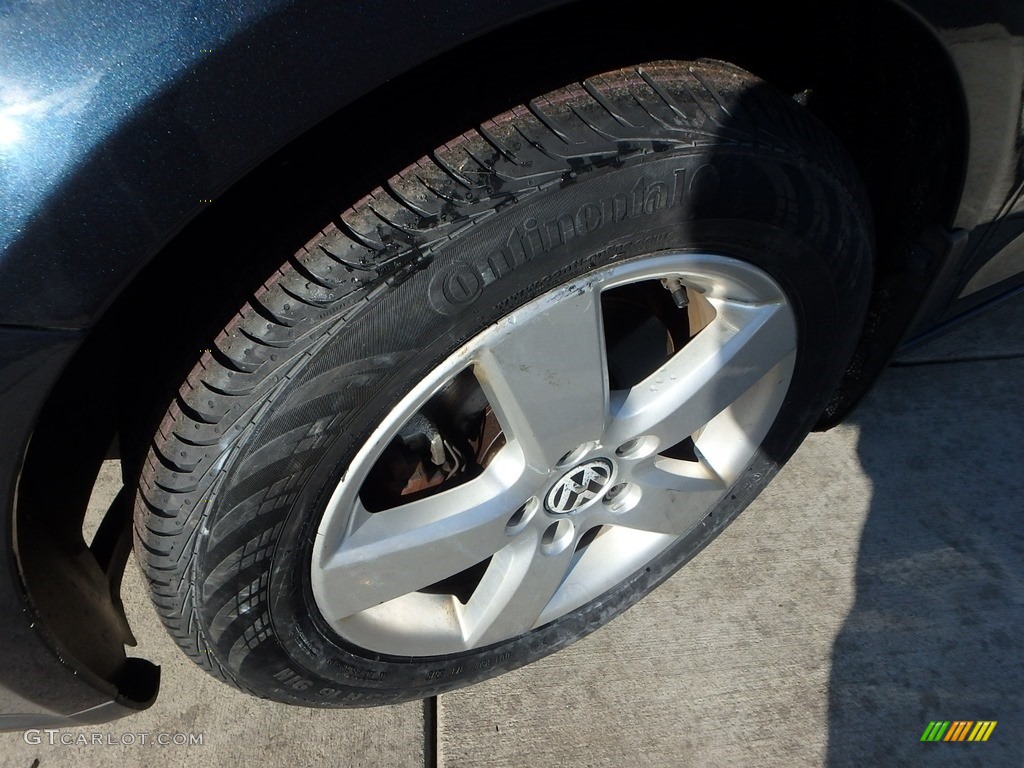 2008 Jetta SE Sedan - Blue Graphite Metallic / Anthracite Black photo #9