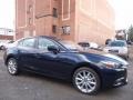 Deep Crystal Blue Mica 2017 Mazda MAZDA3 Grand Touring 4 Door Exterior