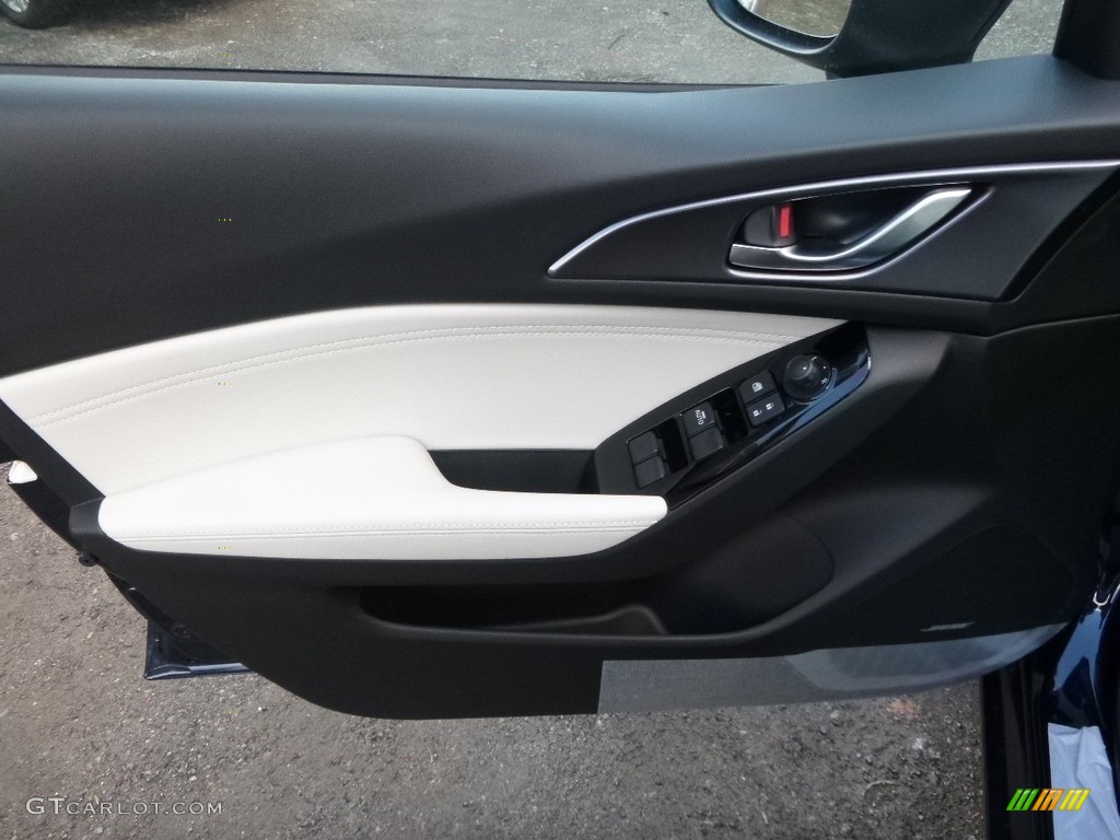 2017 Mazda MAZDA3 Grand Touring 4 Door Parchment Door Panel Photo #117916858