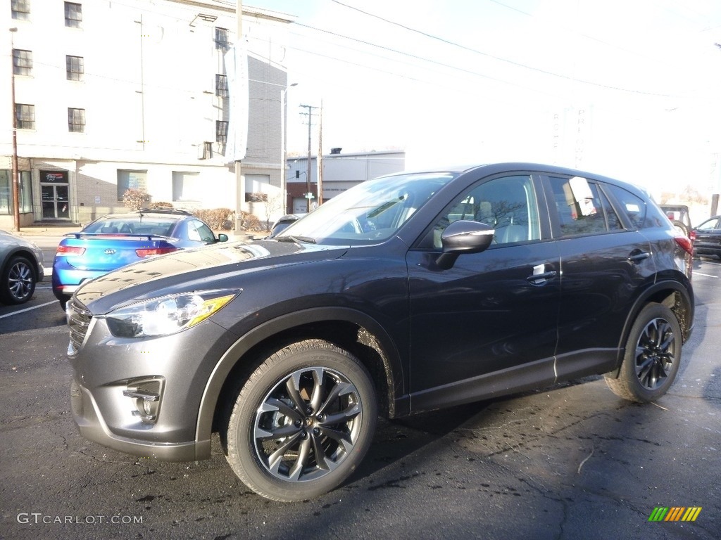 2016 CX-5 Grand Touring - Meteor Gray Mica / Black photo #4