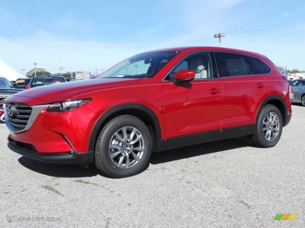 2016 CX-9 Touring - Soul Red Metallic / Sand photo #1