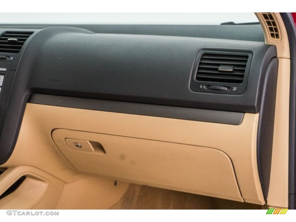 2008 Jetta SE Sedan - Salsa Red / Pure Beige photo #21