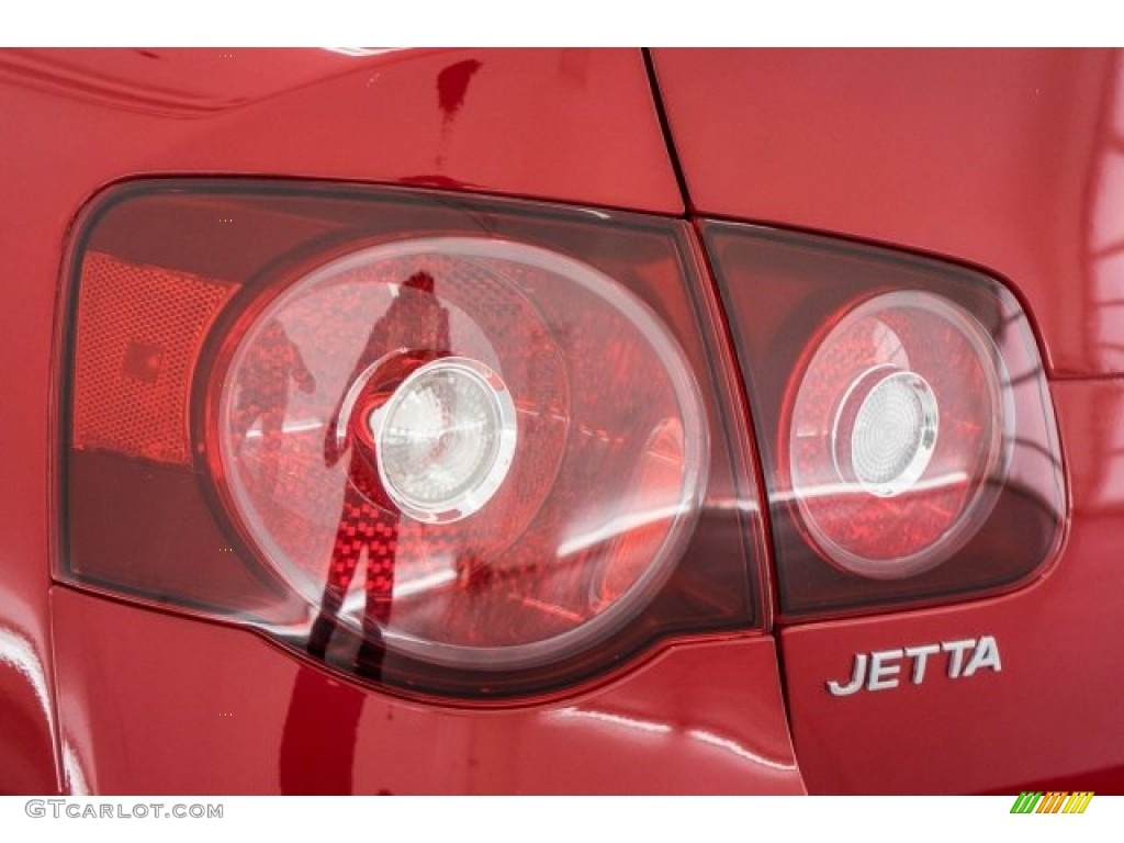 2008 Jetta SE Sedan - Salsa Red / Pure Beige photo #27