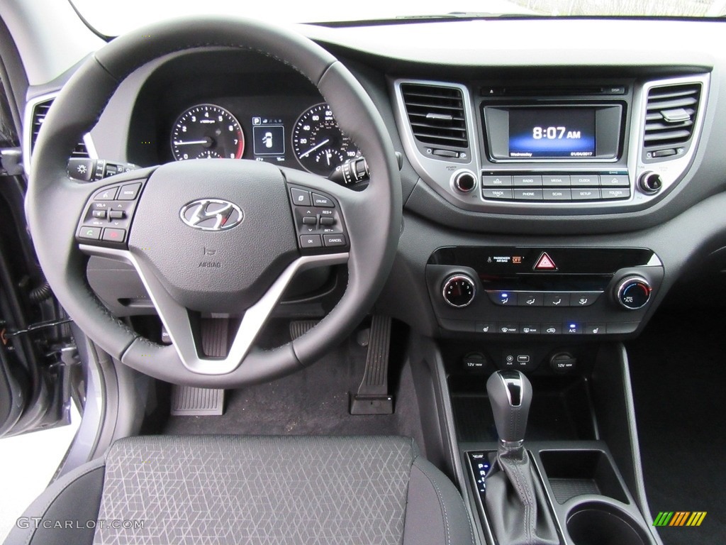 2017 Hyundai Tucson Sport Black Dashboard Photo #117922348
