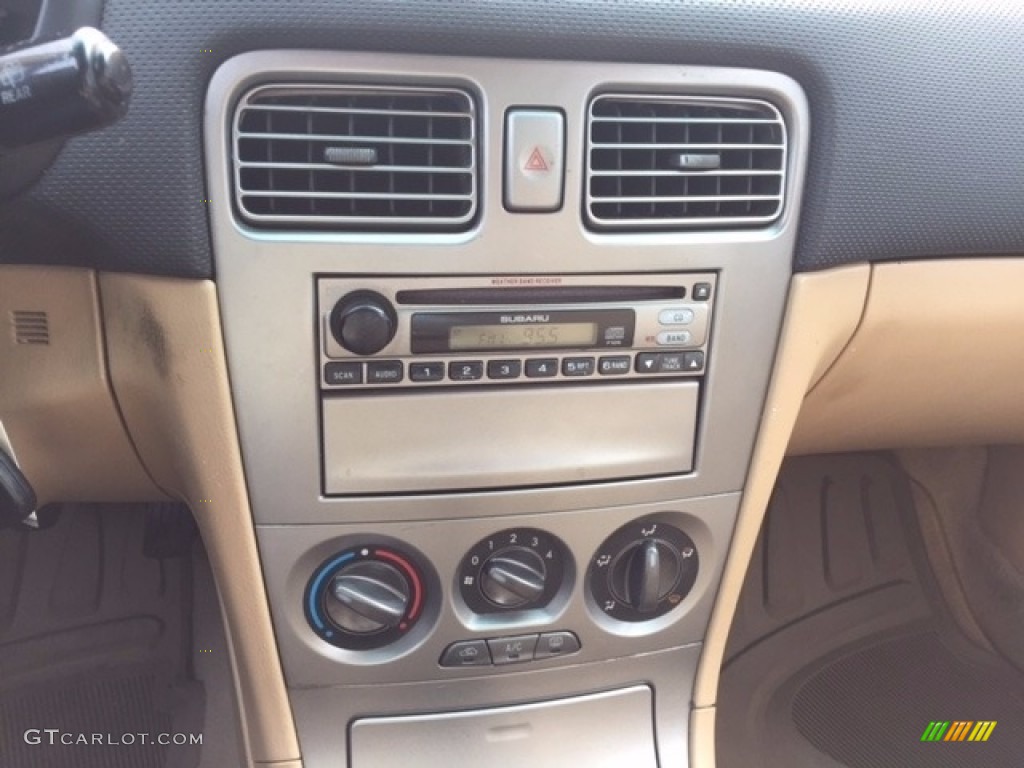 2003 Forester 2.5 X - Cayenne Red Pearl / Beige photo #6
