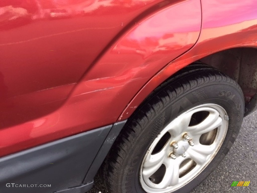 2003 Forester 2.5 X - Cayenne Red Pearl / Beige photo #24