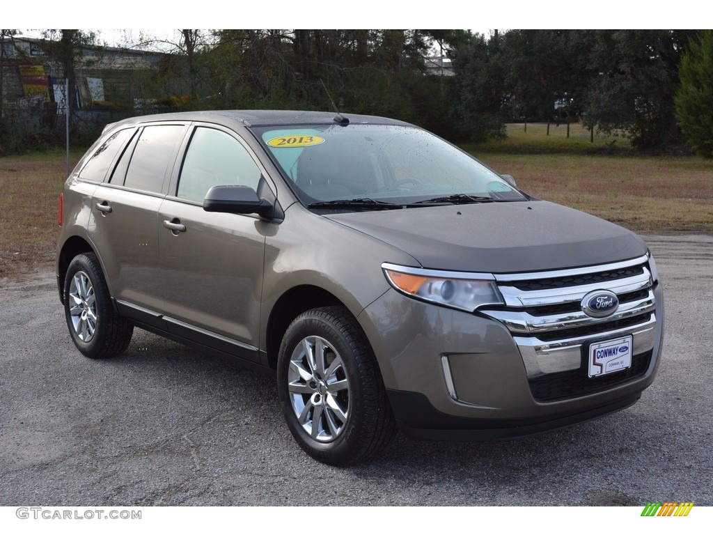 2013 Edge SEL AWD - Mineral Gray Metallic / Medium Light Stone photo #1