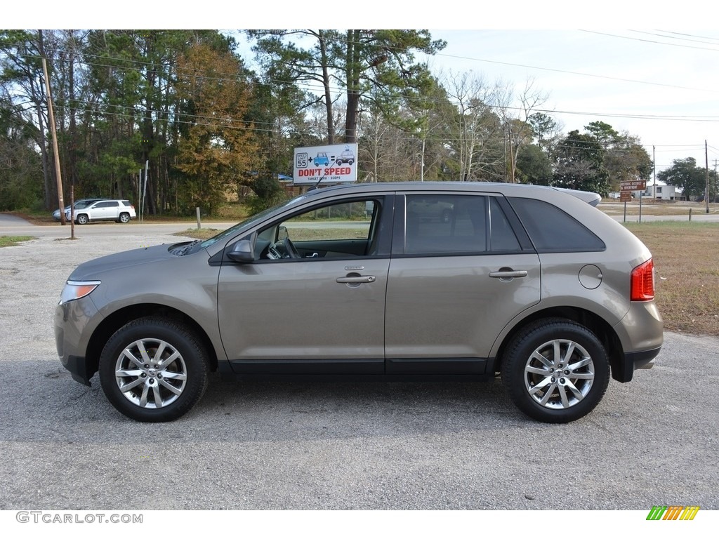 2013 Edge SEL AWD - Mineral Gray Metallic / Medium Light Stone photo #9