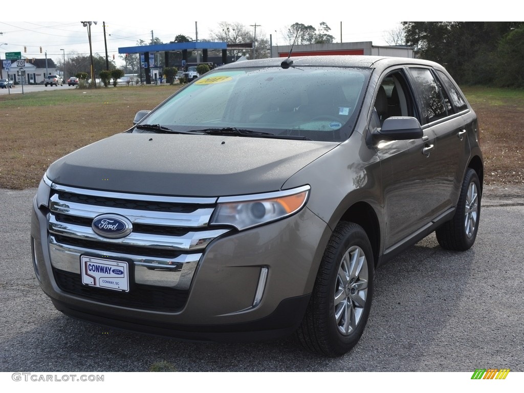 2013 Edge SEL AWD - Mineral Gray Metallic / Medium Light Stone photo #10