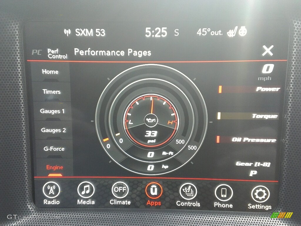 2017 Dodge Charger R/T Scat Pack Controls Photo #117924529