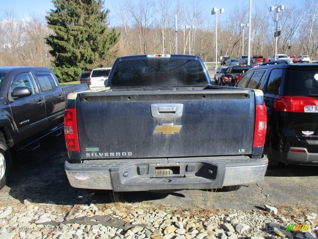 2011 Silverado 1500 Extended Cab 4x4 - Imperial Blue Metallic / Dark Titanium photo #4