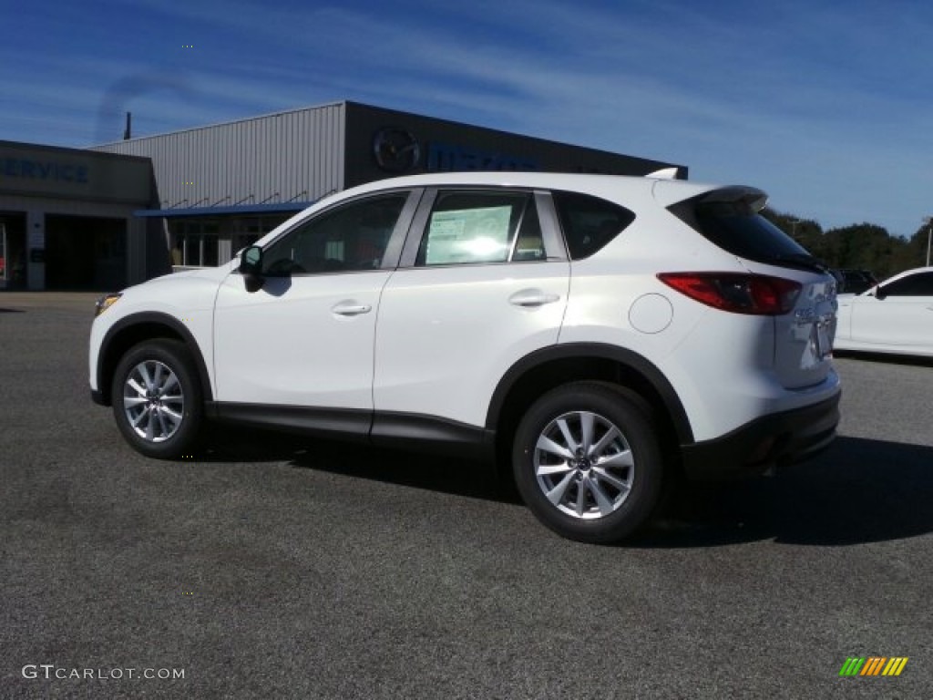 2016 CX-5 Sport - Crystal White Pearl Mica / Sand photo #2