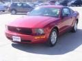 2007 Redfire Metallic Ford Mustang V6 Deluxe Coupe  photo #4