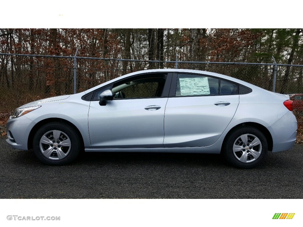 Arctic Blue Metallic 2017 Chevrolet Cruze LS Exterior Photo #117925591