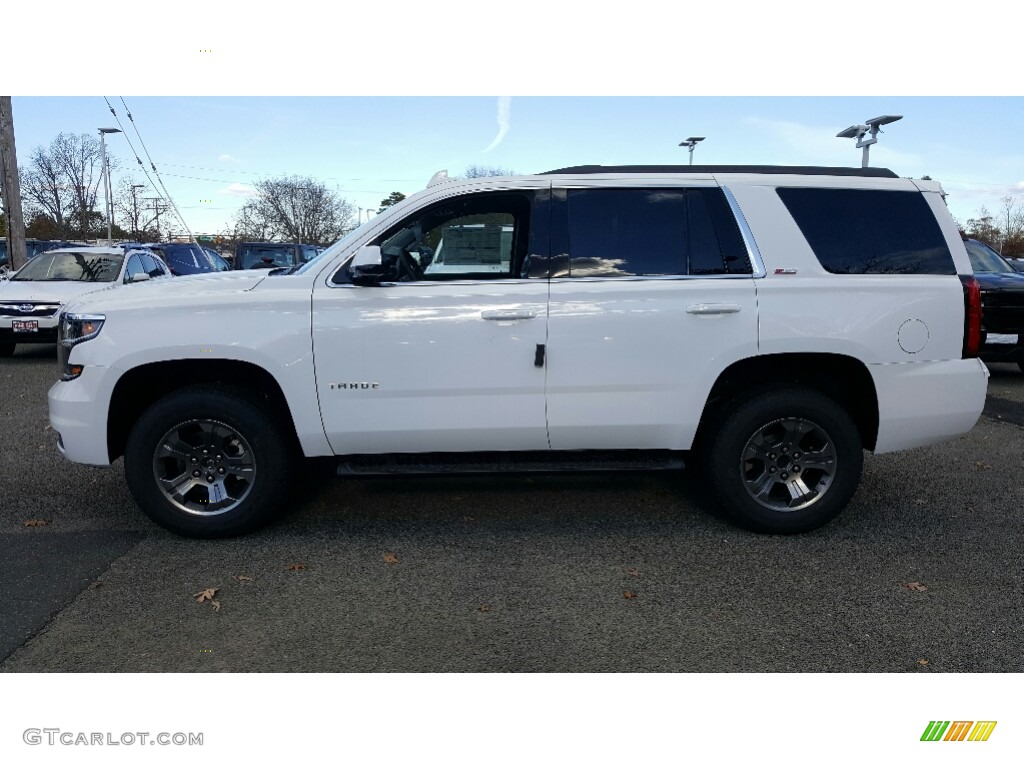 Summit White 2017 Chevrolet Tahoe LT 4WD Exterior Photo #117926389