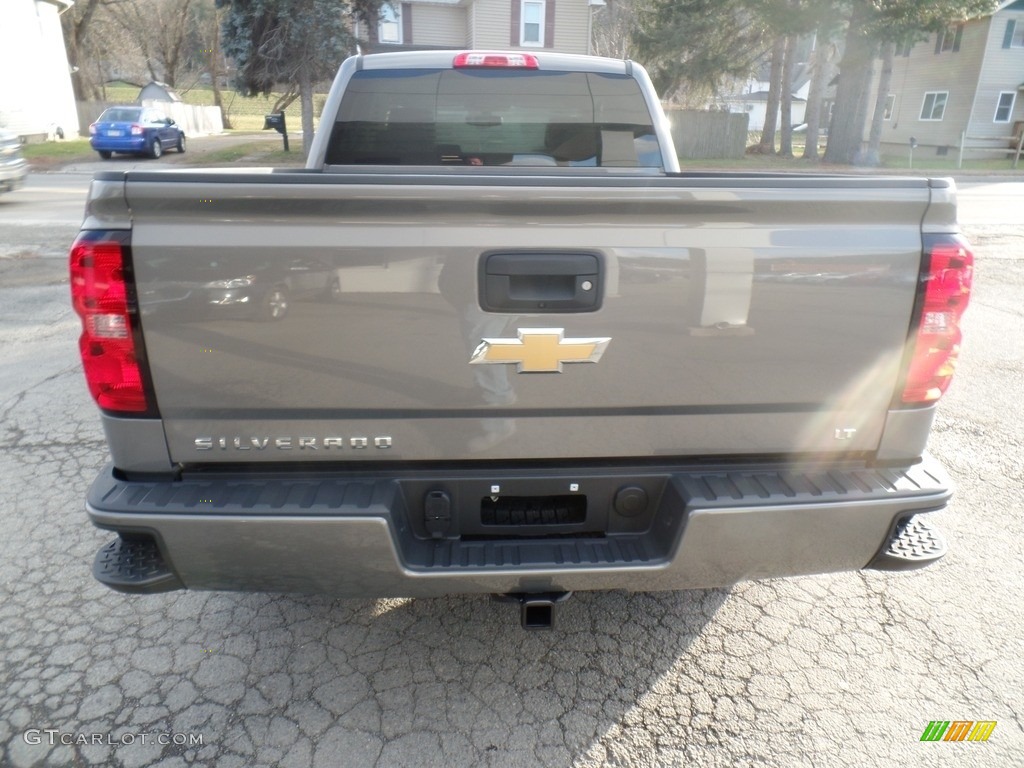 2017 Silverado 1500 LT Double Cab 4x4 - Pepperdust Metallic / Cocoa/­Dune photo #6