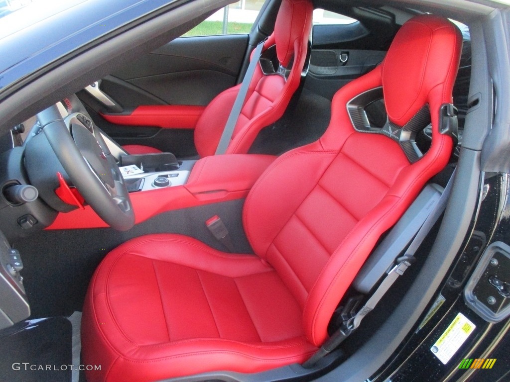 Adrenaline Red Interior 2017 Chevrolet Corvette Stingray Coupe Photo #117927961