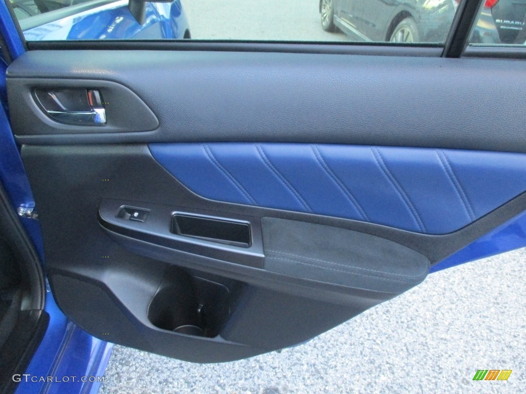 2015 Subaru WRX STI Launch Edition Carbon Black Door Panel Photo #117928831