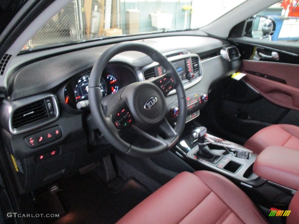 Merlot Interior 2017 Kia Sorento SX V6 Photo #117929149