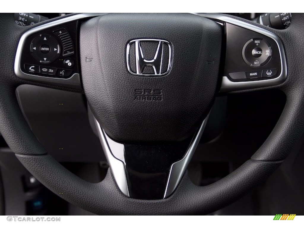 2017 Honda CR-V EX Black Steering Wheel Photo #117929200