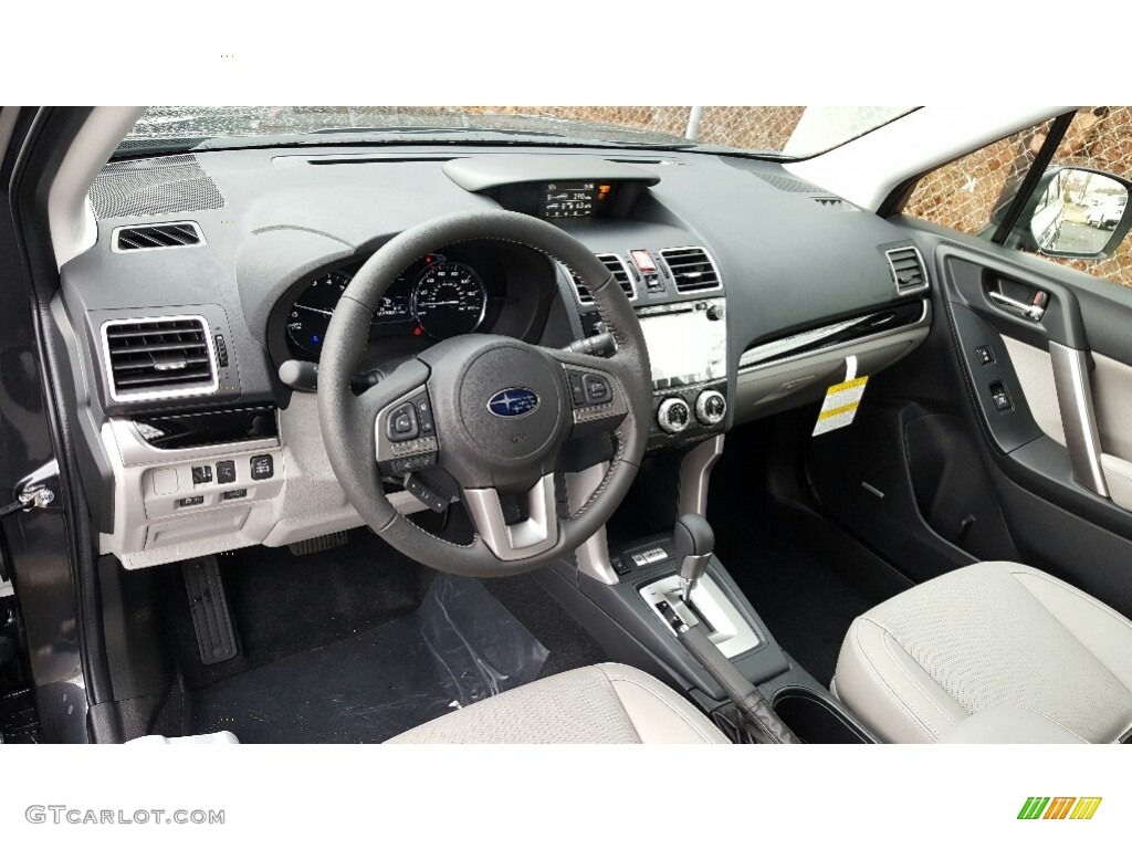 2017 Subaru Forester 2.5i Limited Gray Dashboard Photo #117930730