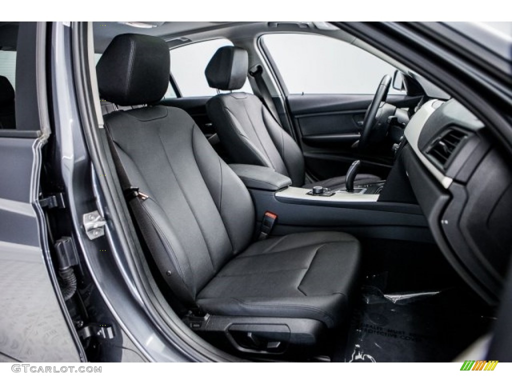 2014 3 Series 320i Sedan - Mineral Grey Metallic / Black photo #6