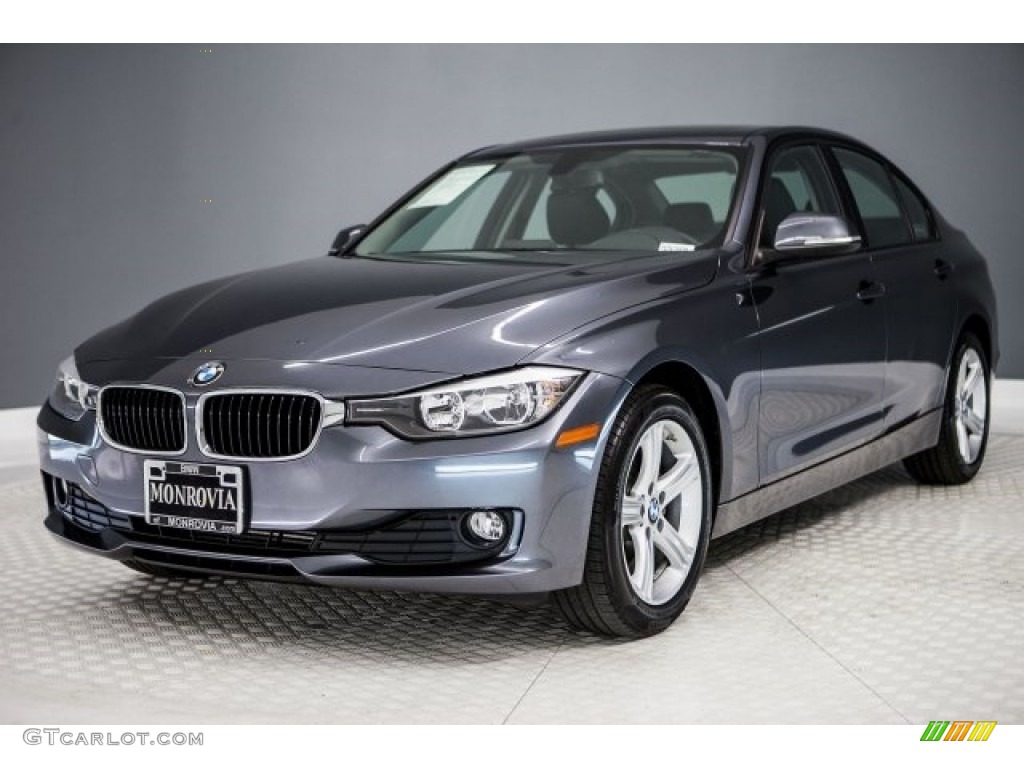 2014 3 Series 320i Sedan - Mineral Grey Metallic / Black photo #14