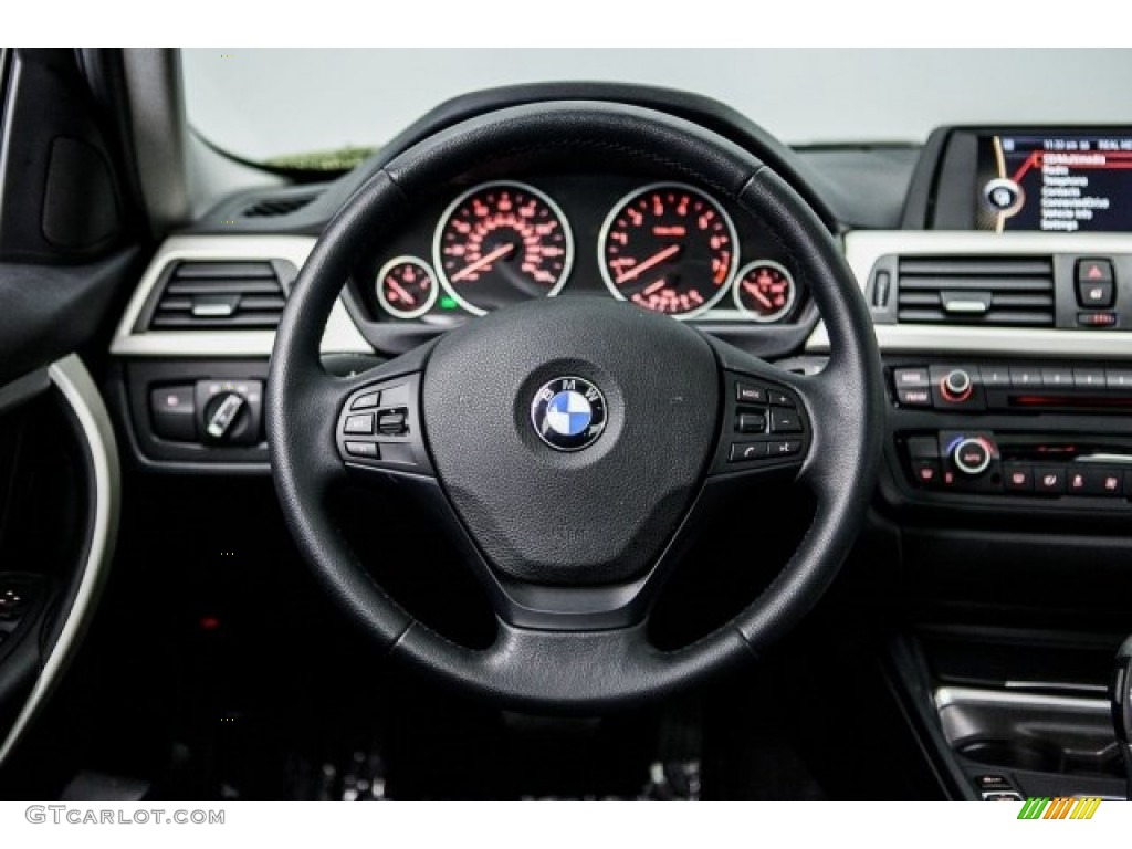 2014 3 Series 320i Sedan - Mineral Grey Metallic / Black photo #16