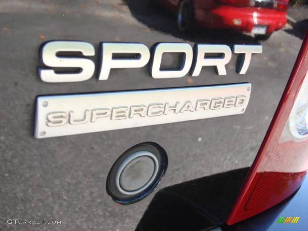 2006 Range Rover Sport Supercharged - Java Black Pearlescent / Ebony Black photo #14