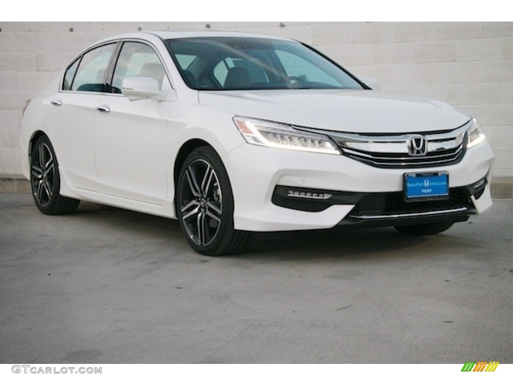 2017 Accord Touring Sedan - White Orchid Pearl / Ivory photo #1