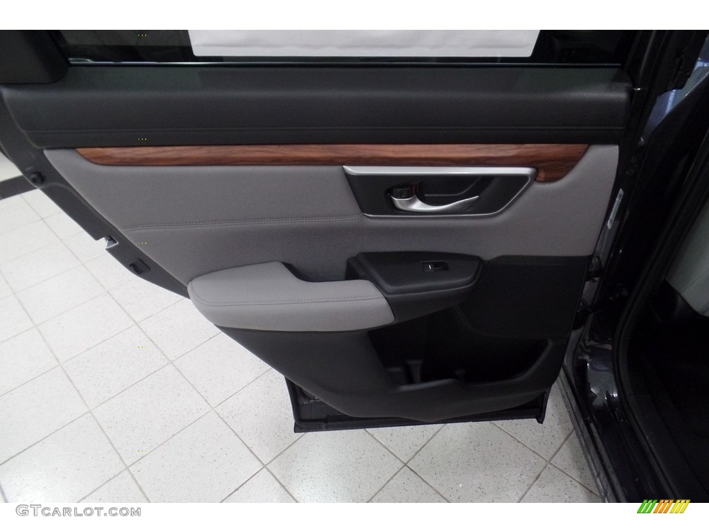 2017 Honda CR-V EX AWD Gray Door Panel Photo #117933814