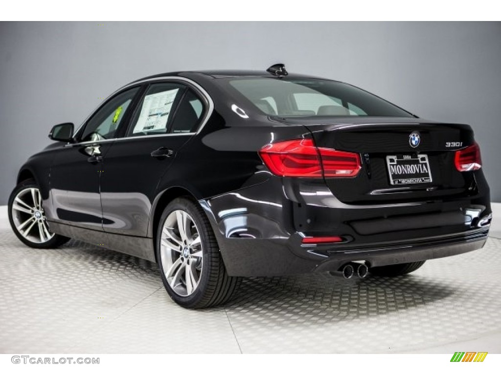 2017 3 Series 330i Sedan - Jet Black / Black photo #3