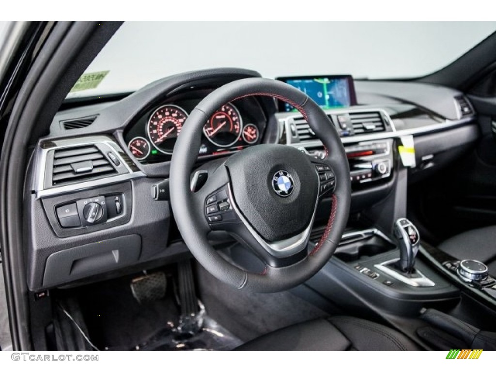 2017 3 Series 330i Sedan - Jet Black / Black photo #6