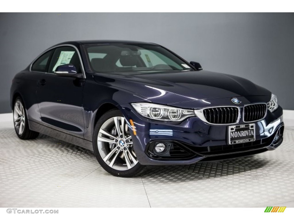 2017 4 Series 440i Coupe - Imperial Blue Metallic / Black photo #12
