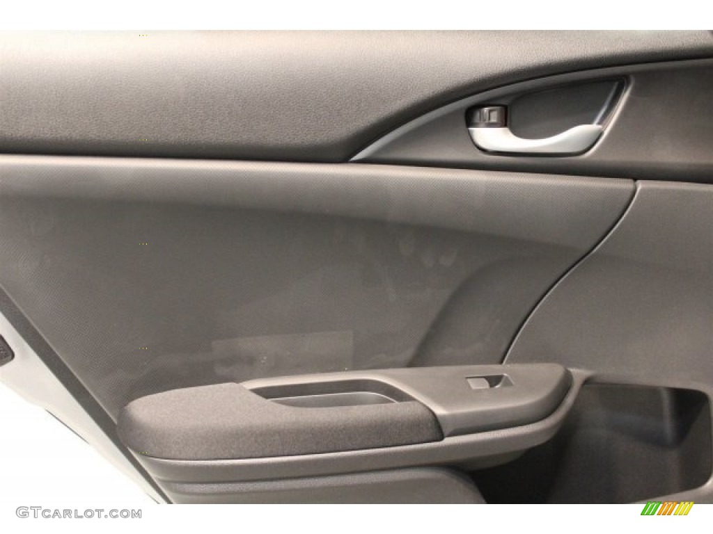 2017 Civic EX-T Sedan - Lunar Silver Metallic / Black photo #21