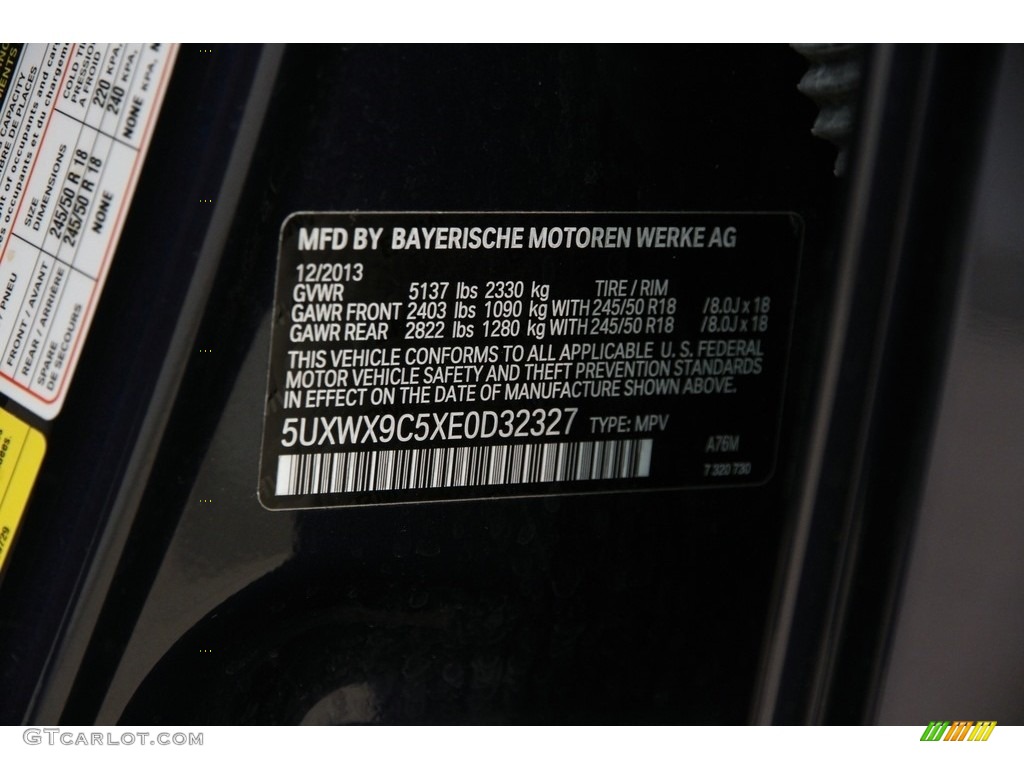 2014 X3 xDrive28i - Deep Sea Blue Metallic / Oyster photo #22