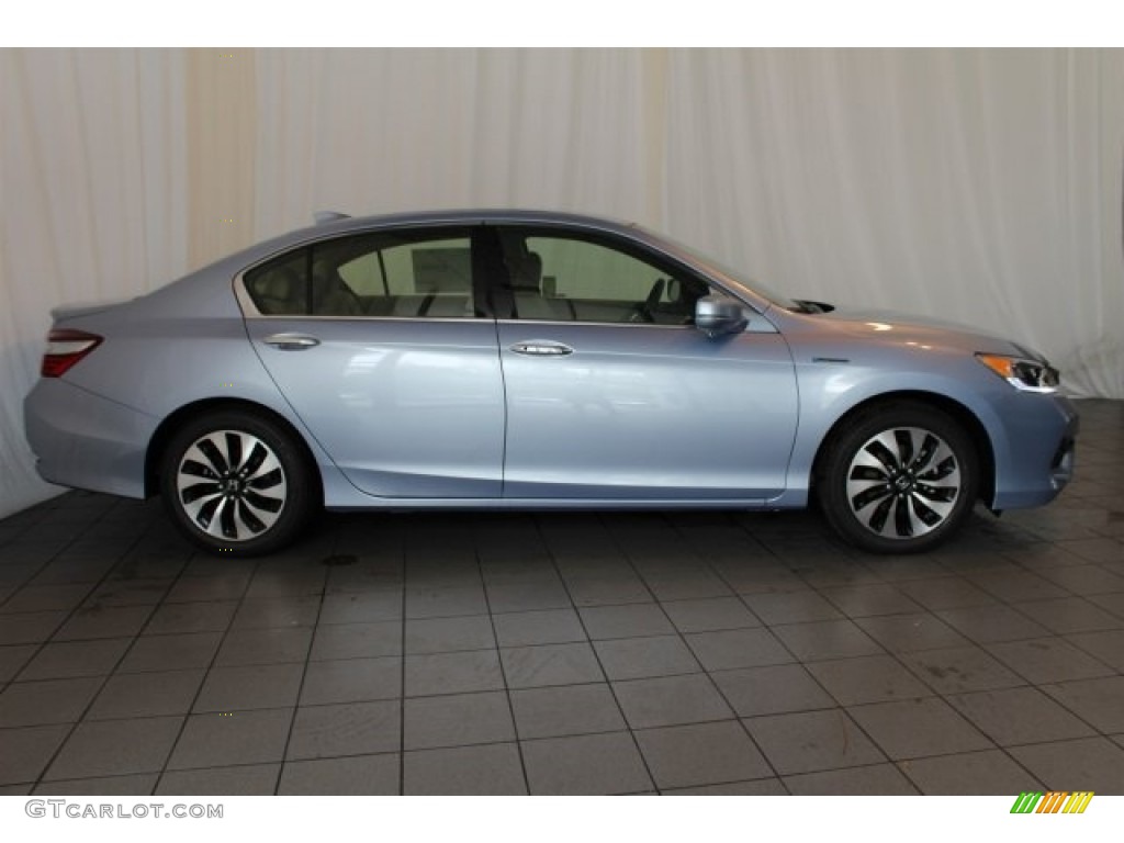2017 Accord Hybrid Sedan - Blue Sky Metallic / Ivory photo #3