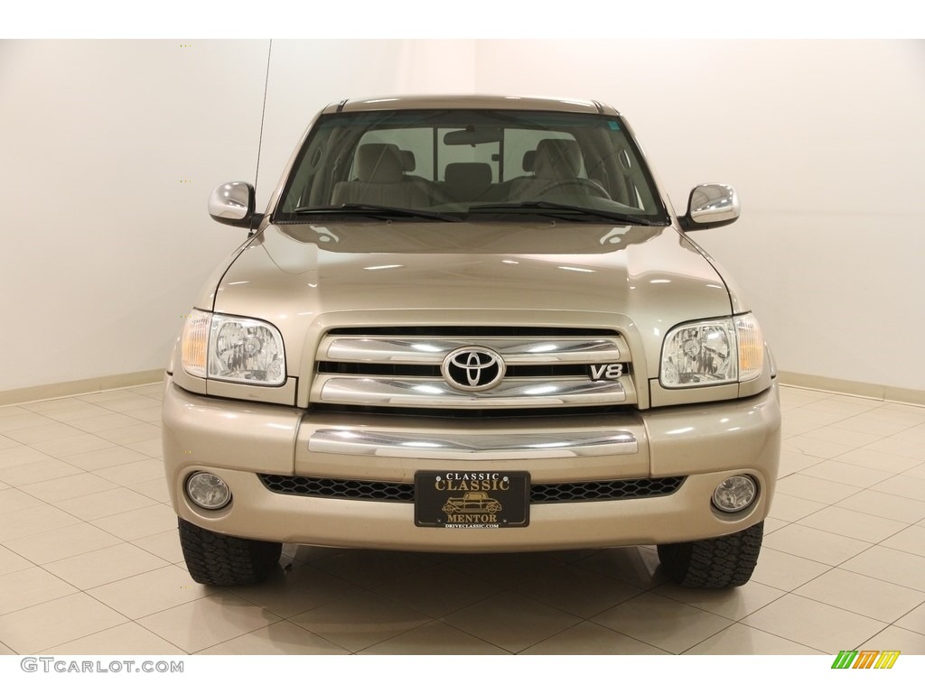 2005 Tundra SR5 Access Cab 4x4 - Desert Sand Mica / Taupe photo #2