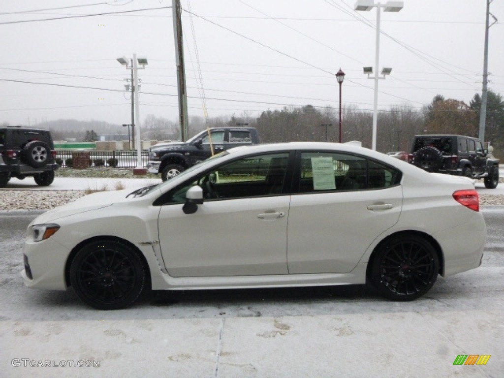 2016 WRX Limited - Crystal White Pearl / Carbon Black photo #10