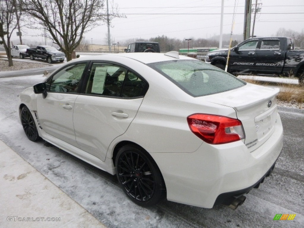 2016 WRX Limited - Crystal White Pearl / Carbon Black photo #11