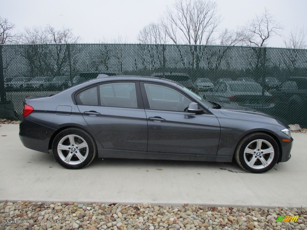 2014 3 Series 320i xDrive Sedan - Mineral Grey Metallic / Black photo #2