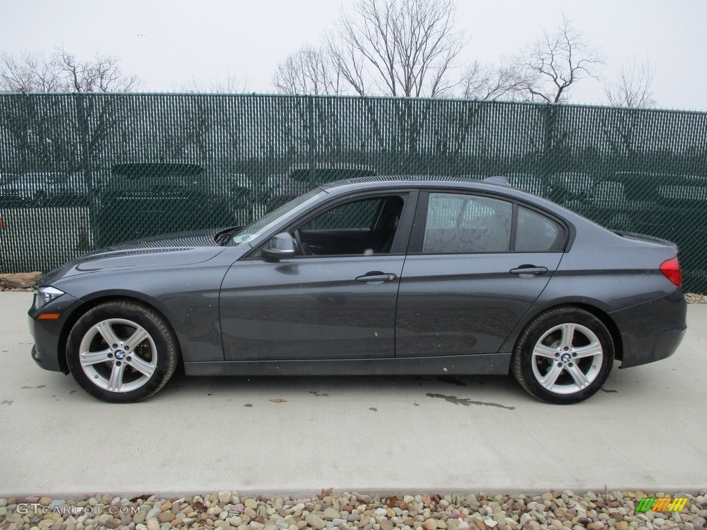 2014 3 Series 320i xDrive Sedan - Mineral Grey Metallic / Black photo #8