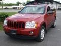 2005 Inferno Red Crystal Pearl Jeep Grand Cherokee Laredo 4x4  photo #2