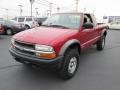 2003 Victory Red Chevrolet S10 ZR2 Extended Cab 4x4  photo #2