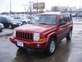 2006 Inferno Red Pearl Jeep Commander 4x4  photo #4