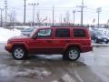 2006 Inferno Red Pearl Jeep Commander 4x4  photo #5